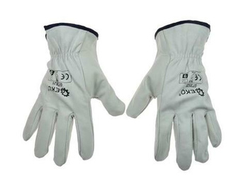 Rękawice monterskie Kozia skóra roz 10