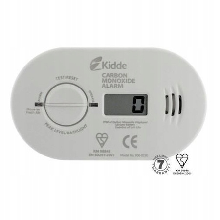 Detektor Tlenku Węgla czadu z wyświetl  