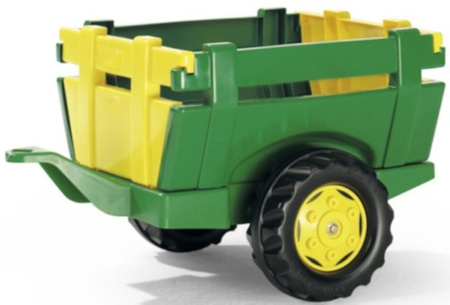 Traktor z przyczepką John Deere