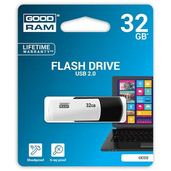 Goodram Pendrive 32Gb Usb czarno-biały
