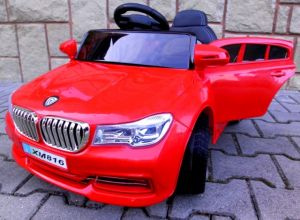 Samochodzik VMX826 czerwony miękkie koł