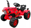 Traktor na akumulator z przyczepką czerw