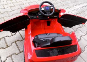 Samochodzik VMX826 czerwony miękkie koł