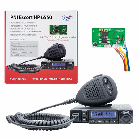 Radio Cb Pni Hp6550 Escort 12v Asq Rf   
