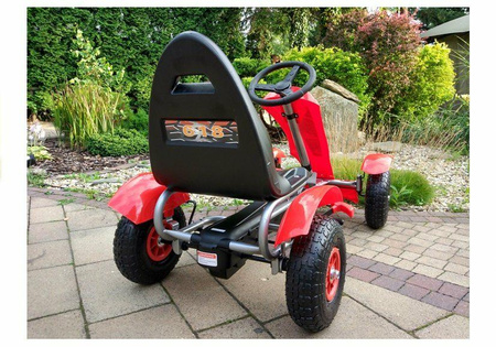 Gokart Na Pedały,Pompowane Koła GM18 cze