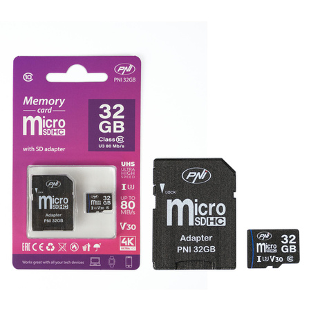Karta pamięci MicroSD PNI 32GB          