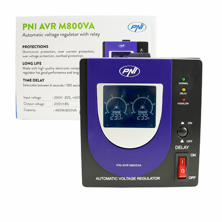 PNI-M800VA Stabilizator napięcia z prz