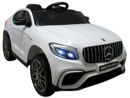 Samochodzik Autko Mercedes GLC63S biały