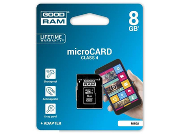 Karta Pamięci Microsd 8Gb Class4 Goodram