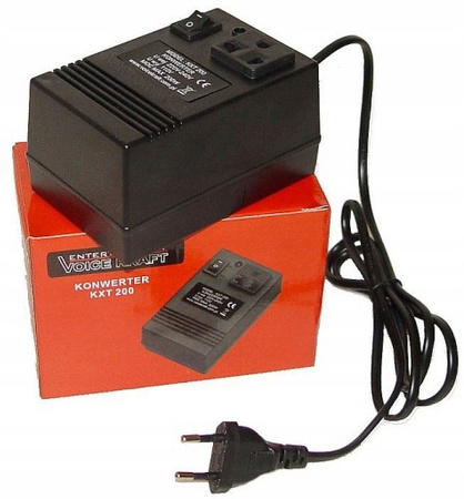 Transformator Konwerter 230/110V 200w   