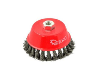 Czołowa Szczotka Druciana Pleciona 125Mm