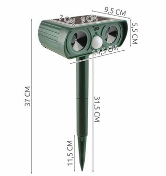 Odstraszacz zwierząt na podczerwień