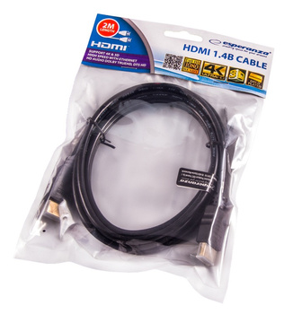 Kabel Hdmi 2M Esperanza Eb187