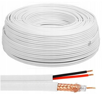 Kabel do kamer monitoringu  YWDX RG59 +