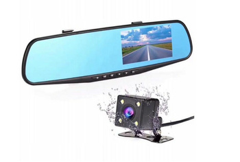 Kamera samochodowa w lusterku z kamera