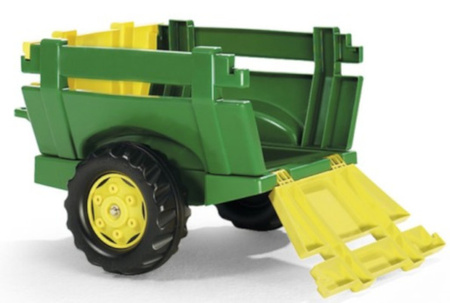 Traktor z przyczepką John Deere