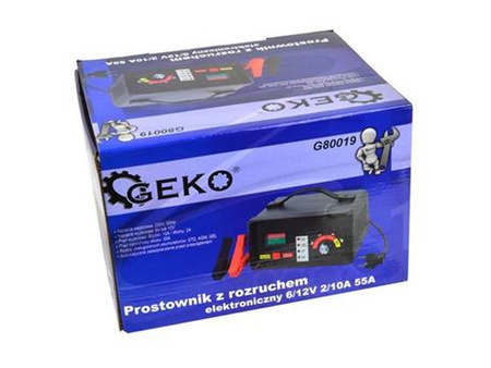 Prostownik z rozruchem 6/12V 2/10A 55A 