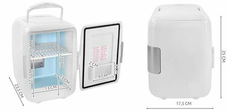 Lodówka Turystyczna 4L biała