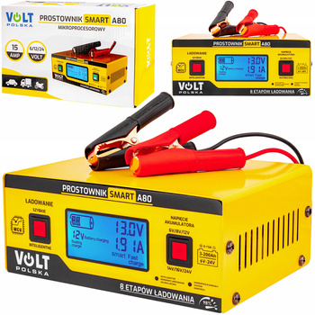 Prostownik SMART 6V/12V/24V 15A A80