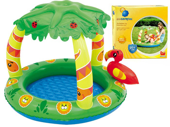 Brodzik Dmuchany Dżungla Z Daszkiem Best