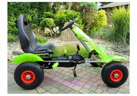 Gokart Na Pedały,Pompowane Koła GM18 zie