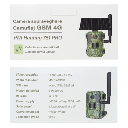 Kamera myśliwska PNI Hunting 751 PRO    