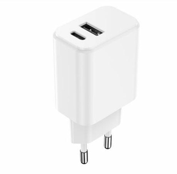 Ładowarka sieciowa PD Usb-c + Usb 20W