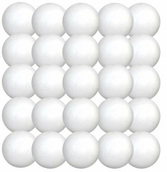 Kula styropianowa 4,7cm - zestaw 25szt