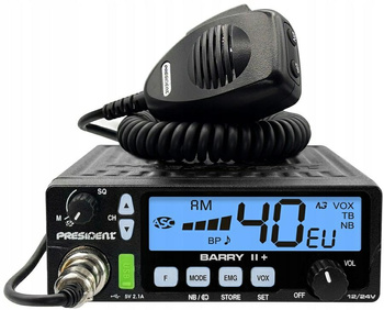 Radio CB President Barry II PLUS +   ASC