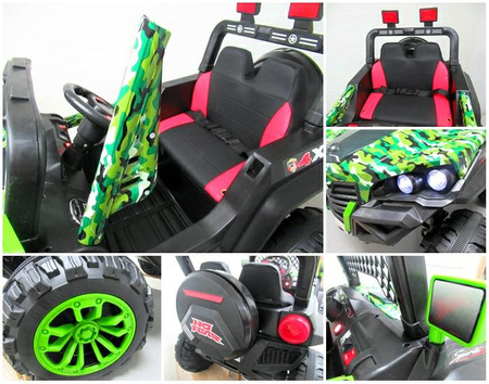 Samochodzik Autko  Buggy 4x4 zielony