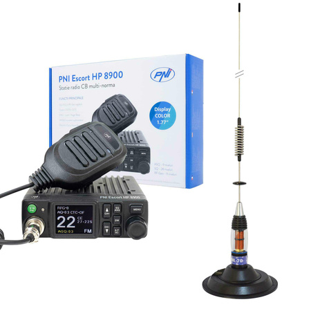 CB radio z anteną Pni  HP 8900 ASQ+     