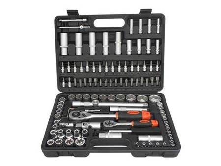 Komplet kluczy nasadowych 108 elementów 