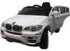 Autko Samochodzik BMW X6 białe koła Eva