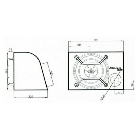 Subwoofer aktywny BOSCHMANN BW-1P128A