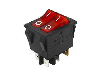 Przełącznik kołyskowy Podświetlany onoff