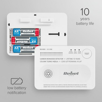 Czujnik tlenku węgla (czadu) KD-218B    