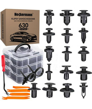 Zestaw klipsów/spinek samochodowych 630 