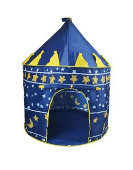 Namiot Domek Dla Dzieci Niebieski okna