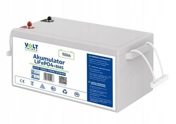 Akumulator LiFePO4 25,6V 150 Ah (150A)  