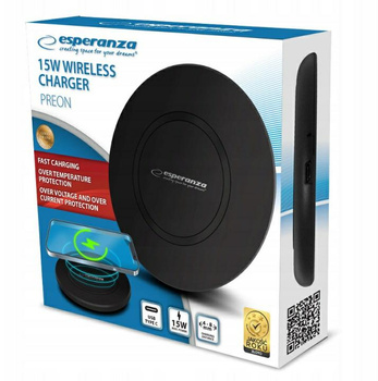 Ładowarka bezprzewodowa Esperanza 15W   