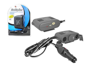 Rozgałęziacz zapalniczki 3x10A + USB