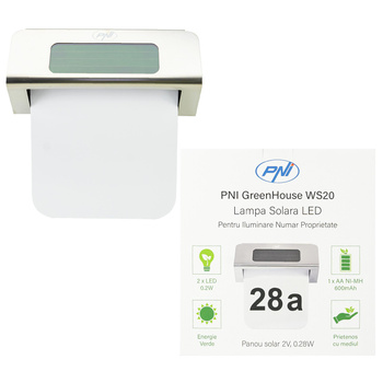 Lampa solarna LED PNI GreenHouse WS20 do