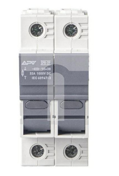 Podstawa bezpiecznikowa modułowa 2P 32A 