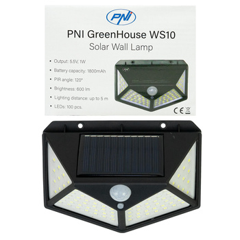 Lampa solarna LED PNI GreenHouse WS10, 