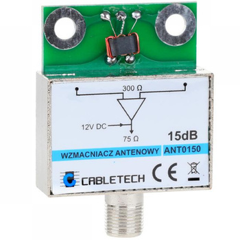 Wzmacniacz Antenowy Ekranowany 15Db 