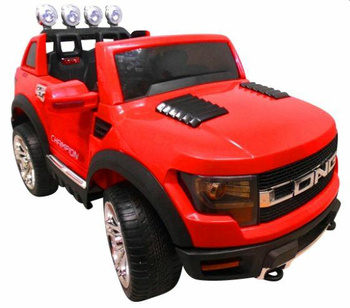 Samochodzik autko Bbh1388 Czerwony JEEP 