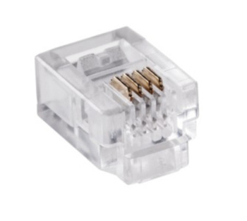 Wtyk Telefon. 6P4C  RJ11 X100Szt.
