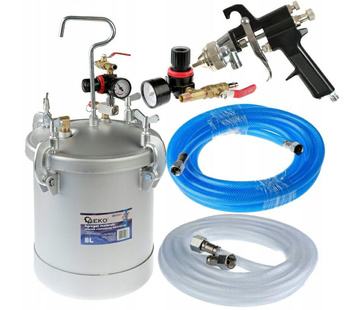 Agregat malarski - zbiornik ciś. lak. 8l