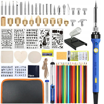 Zestaw do pirografii, lutowania etui    