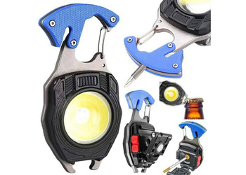 Latarka wielofunkcyjna LED COB          